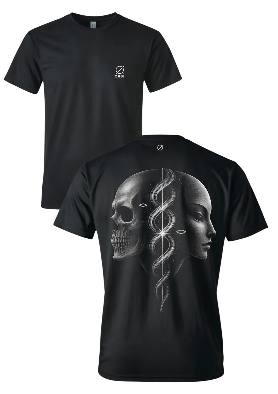 Fusão preta - frente e costas