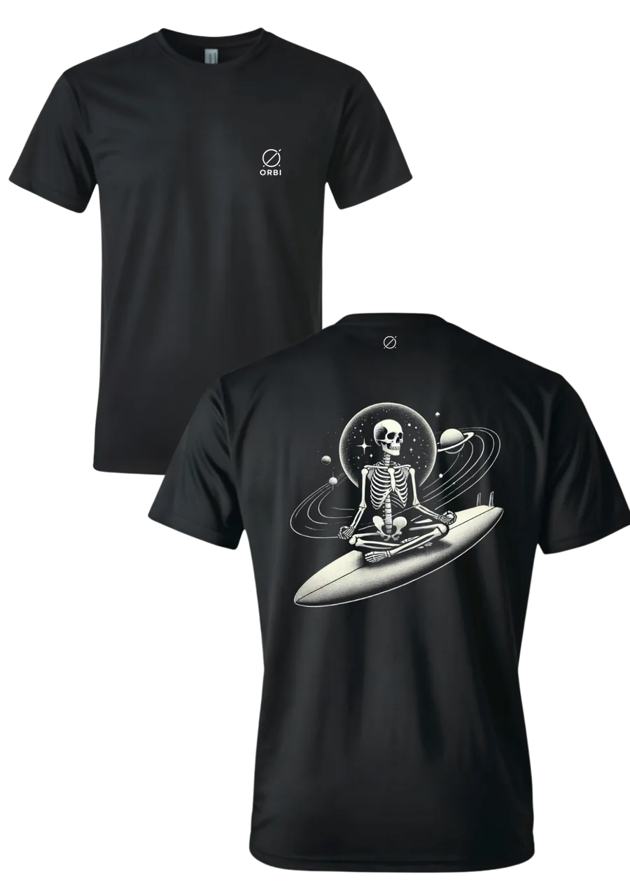 Gravetude preta - frente e costas