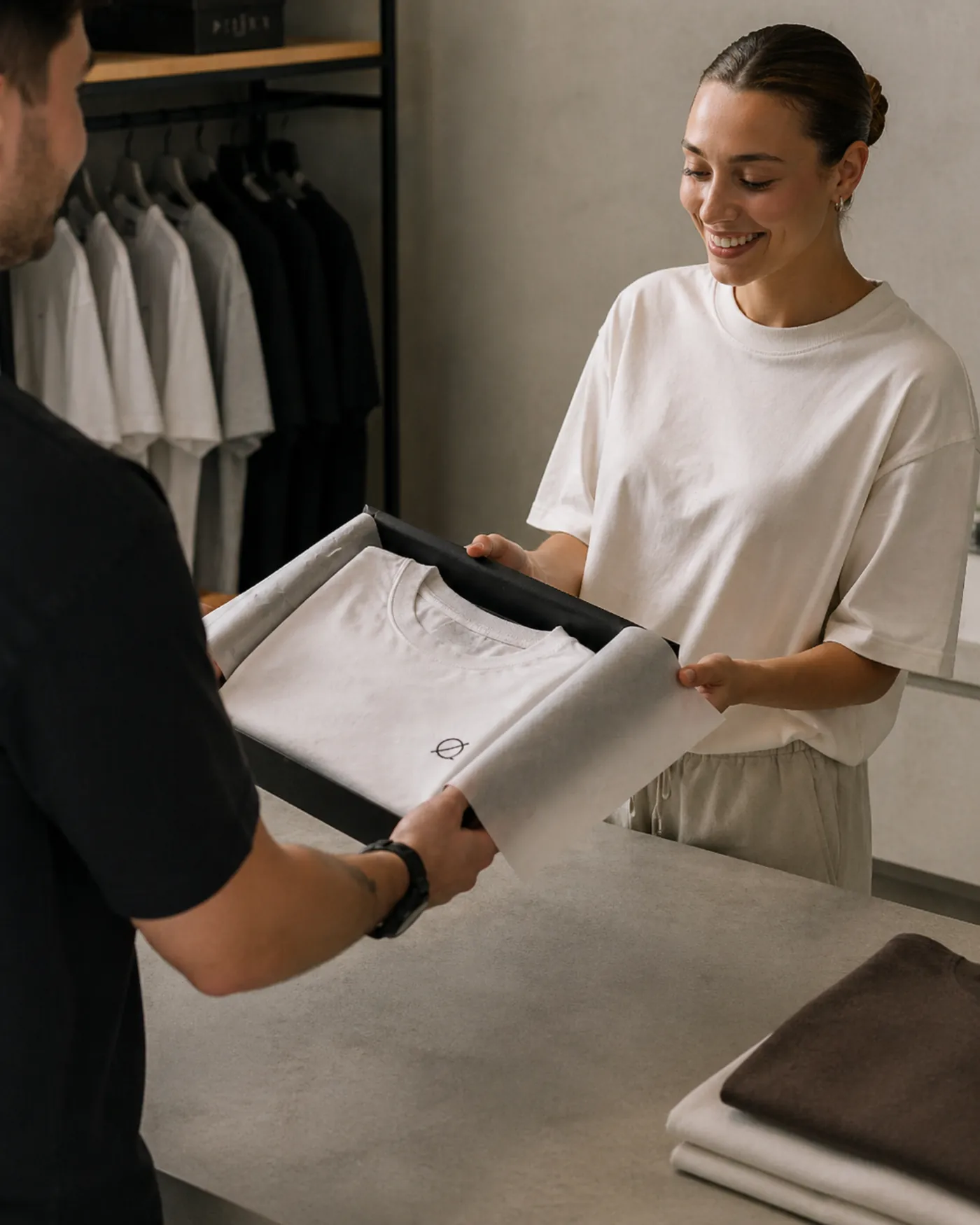 Entrega final das camisetas ORBI