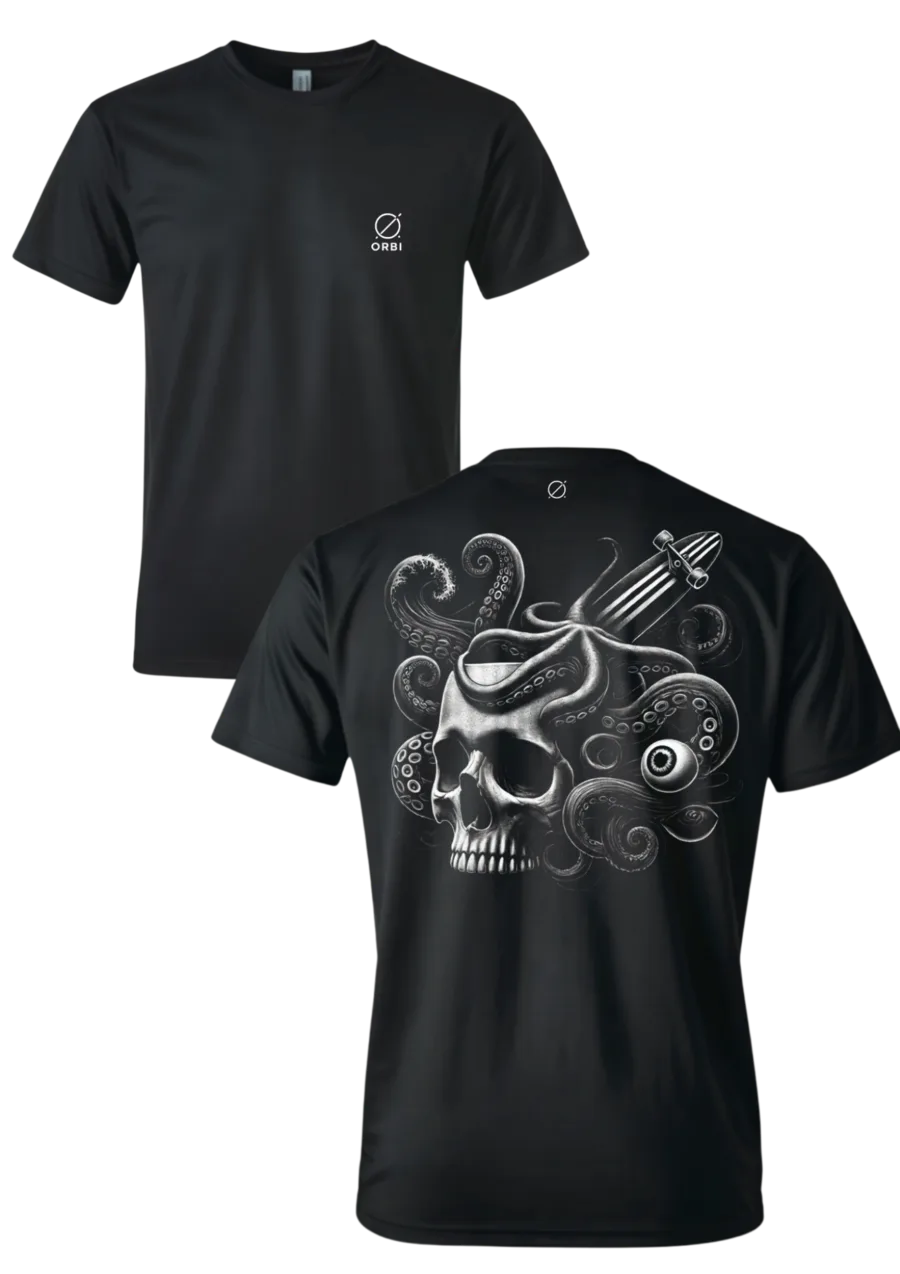 Polveira preta - frente e costas