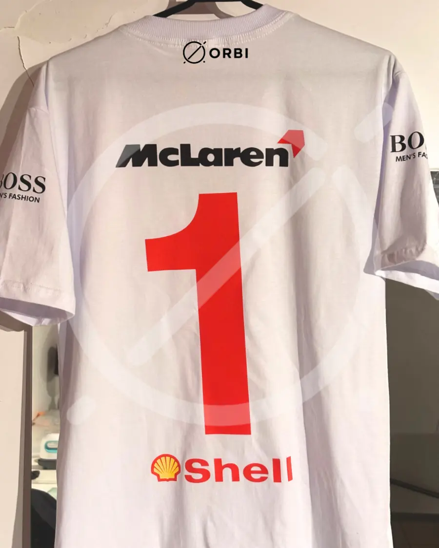 Aplicação costas e manga - produto personalizado ORBI